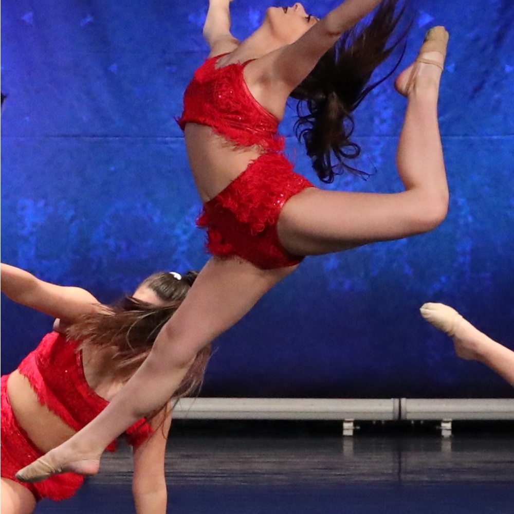 Show Stopping Red Dance Costume